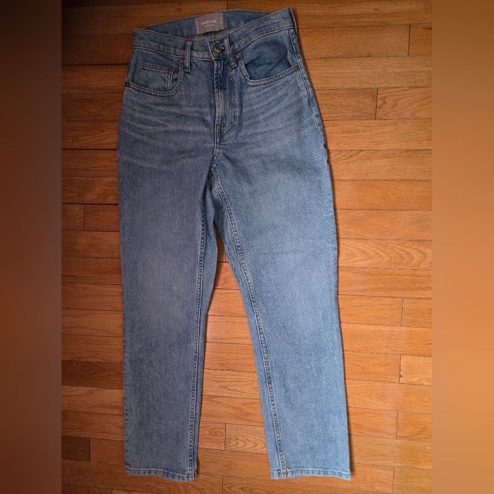 Everlane Men's Straight Blue Jeans